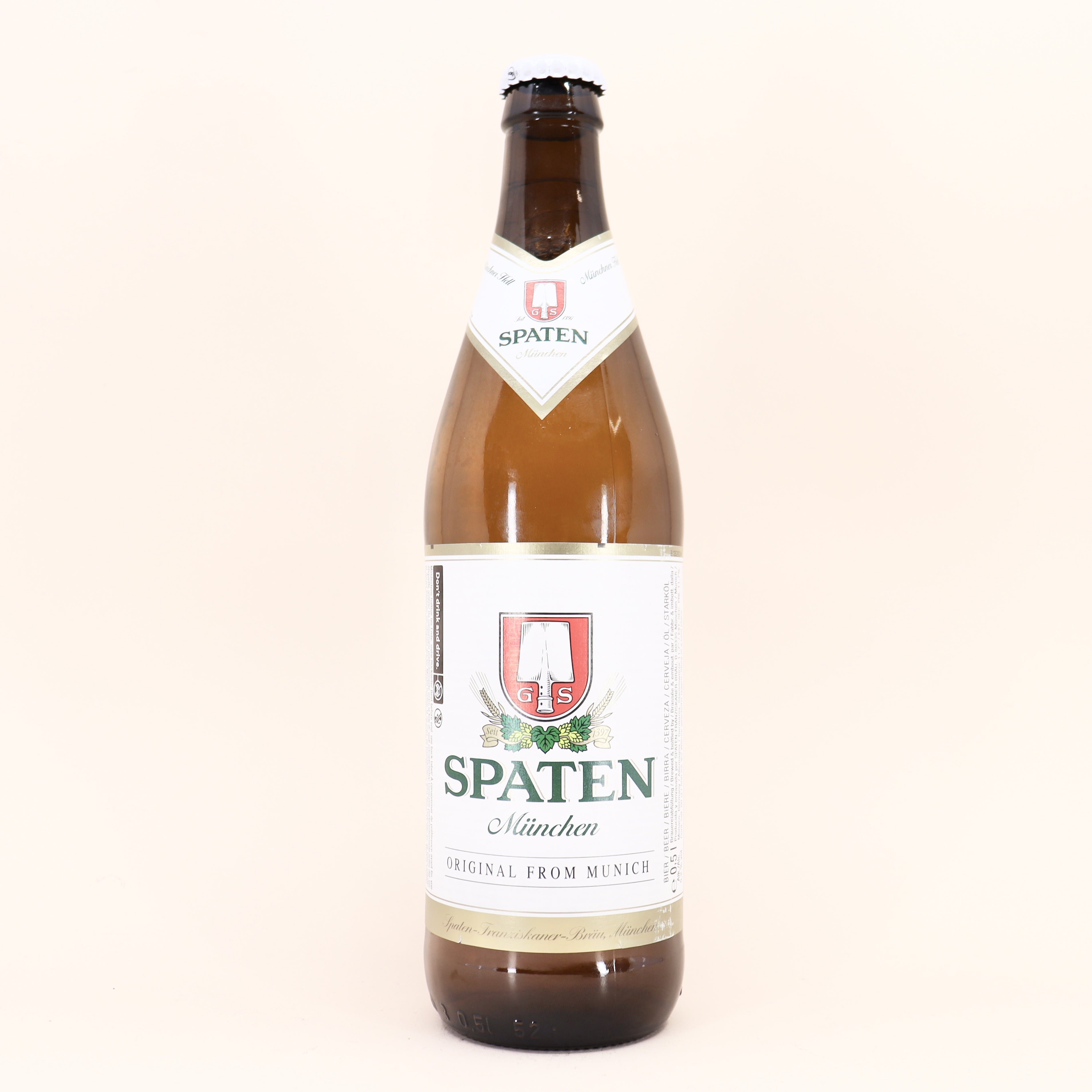 Spaten Munchner Hell 500ml Bottle – Beermash