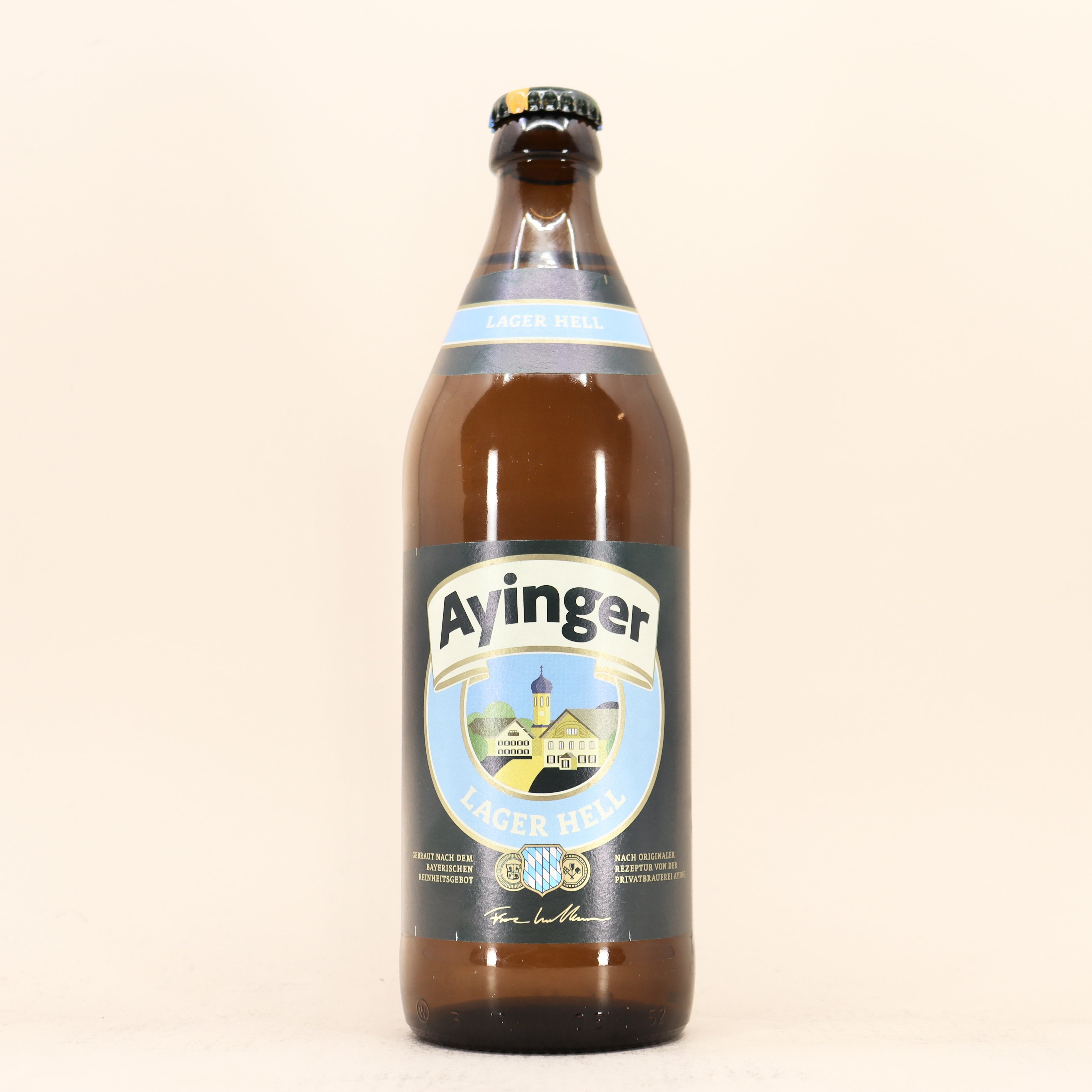 Ayinger Lager Hell Bottle 500ml – Beermash