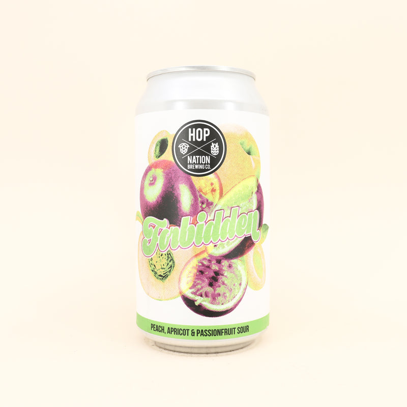 Hop Nation Forbidden Peach Apricot & Passionfruit Sour Can 375ml