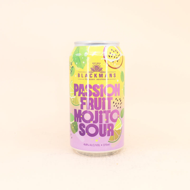 Blackmans Passionfruit Mojito Sour Can 375ml