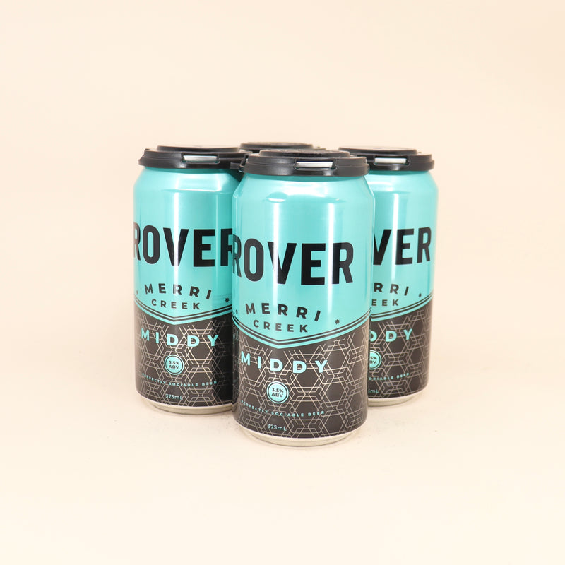 Hawkers Rover Merri Creek Middy Pale Can 375ml 4 Pack