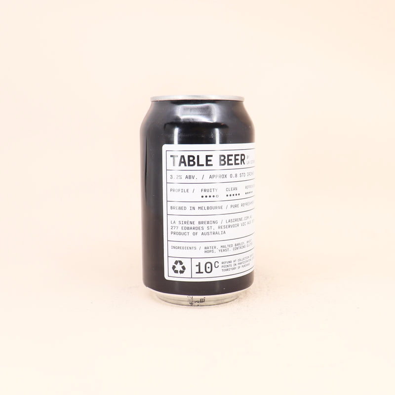 La Sirene Table Beer Can 330ml