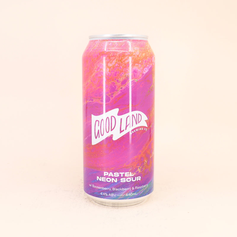 Good Land Pastel Neon Sour Boysenberry Blackberry Raspberry Can 440mL