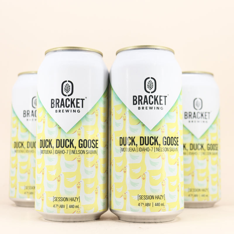 Bracket Duck Duck Goose Session Hazy Can 440ml 4 Pack