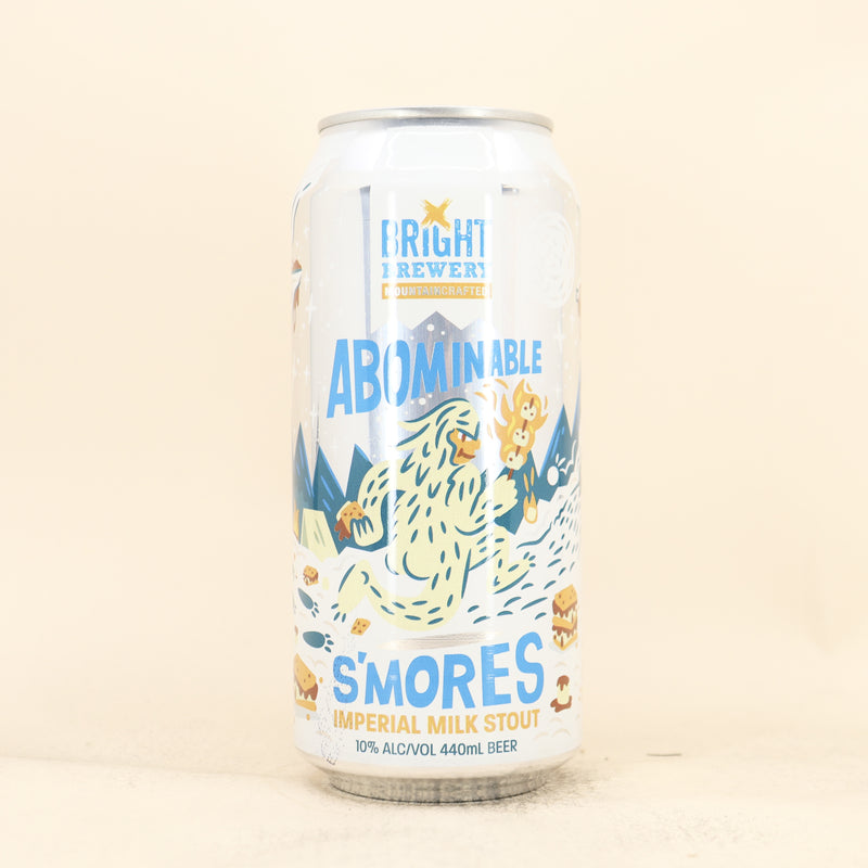 Bright Abominable S’mores Imperial Milk Stout Can 440ml