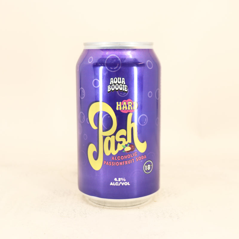 Aqua Boogie Hard Pash Alcoholic Passionfruit Soda Can 355ml