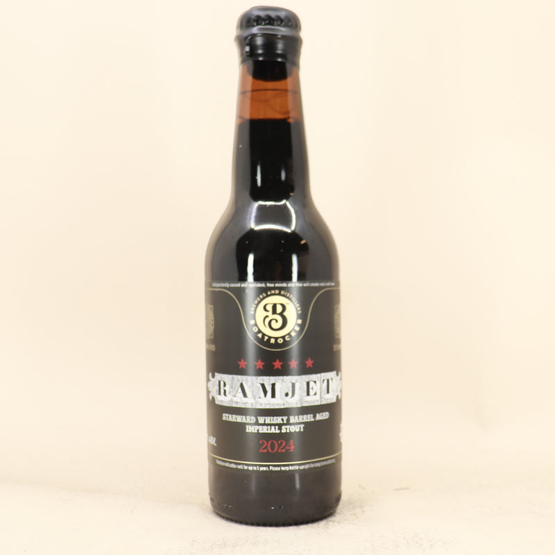 Boatrocker Ramjet 2024 Starward Whisky Barrel Aged Imperial Stout Bottle 330ml