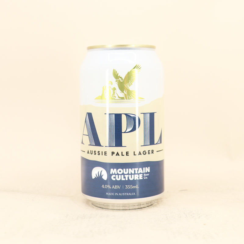 Mountain Culture APL Aussie Pale Lager Can 355ml