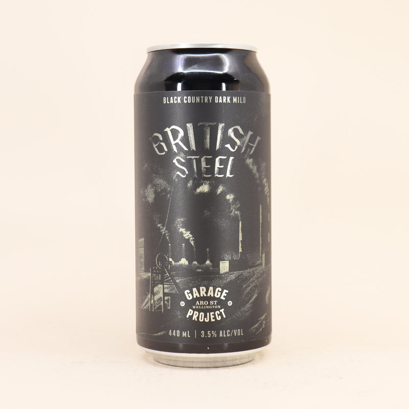 Garage Project British Steel Black Country Dark Mild Can 440ml