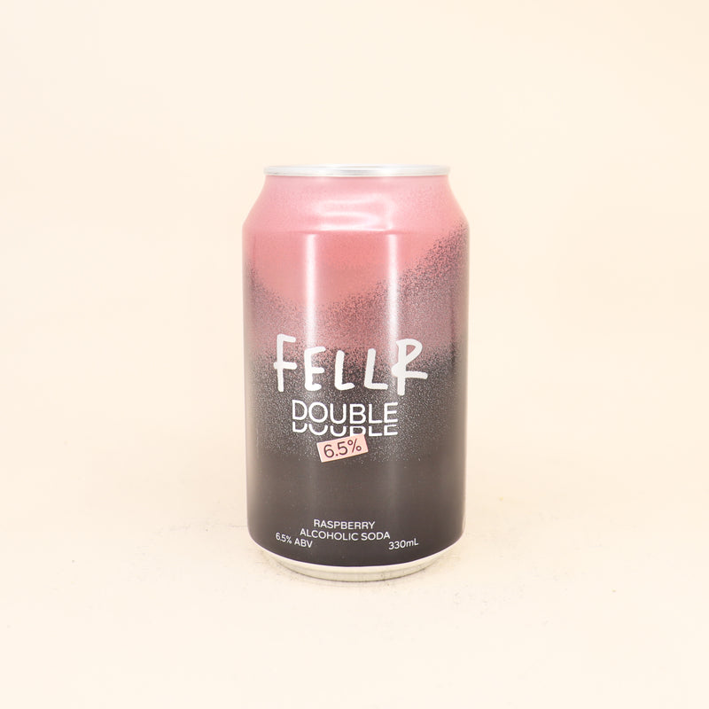 Fellr Double Raspberry Alcoholic Soda Can 330mL