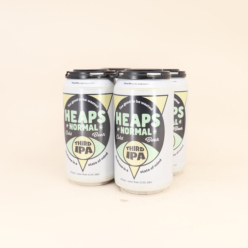 Heaps Normal Third IPA Non-alcoholic IPA 4 pack 375mL