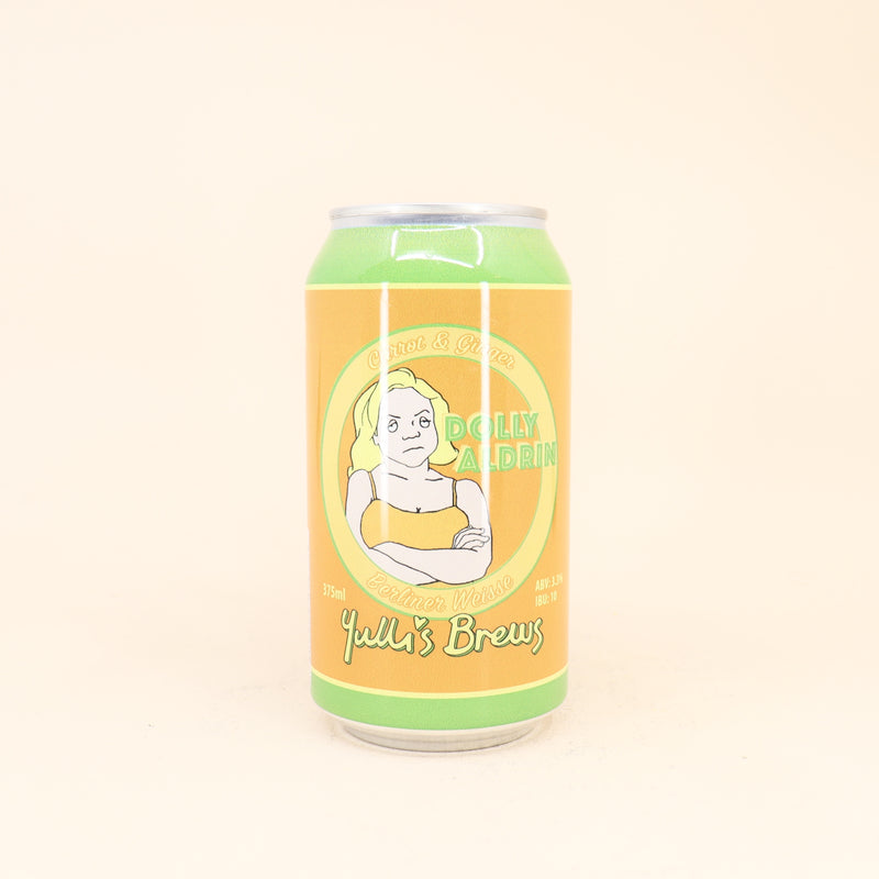 Yulli’s Dolly Aldrin Carrot and Ginger Berliner Weisse Can 375mL