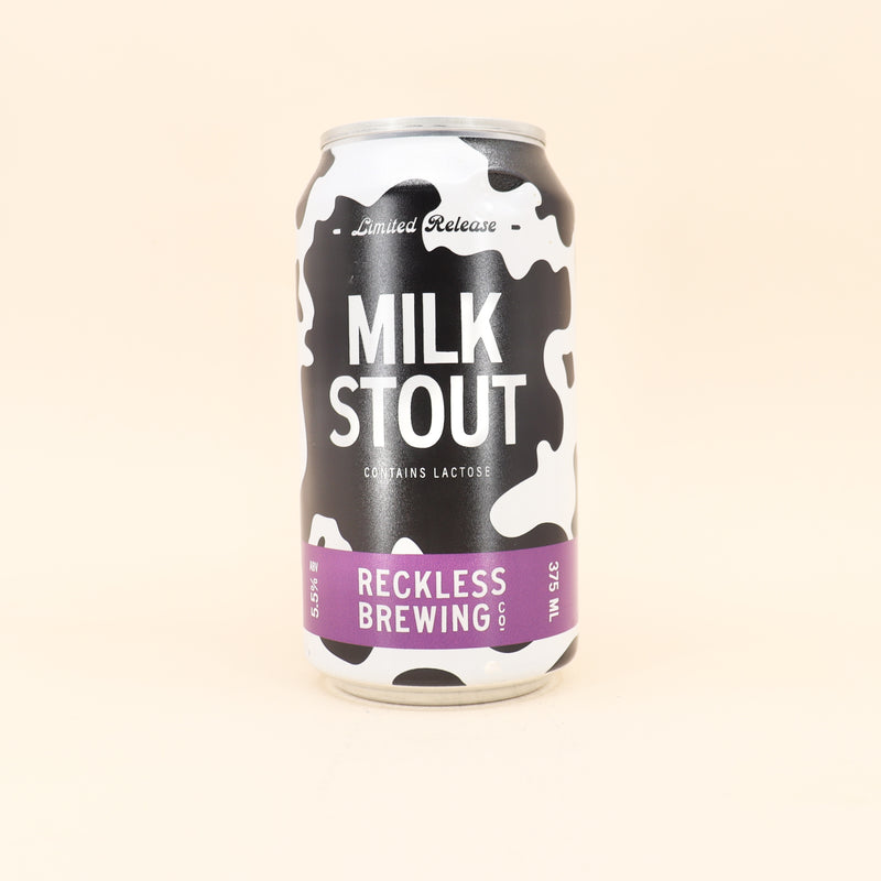 Reckless Milk Stout Can 375mL