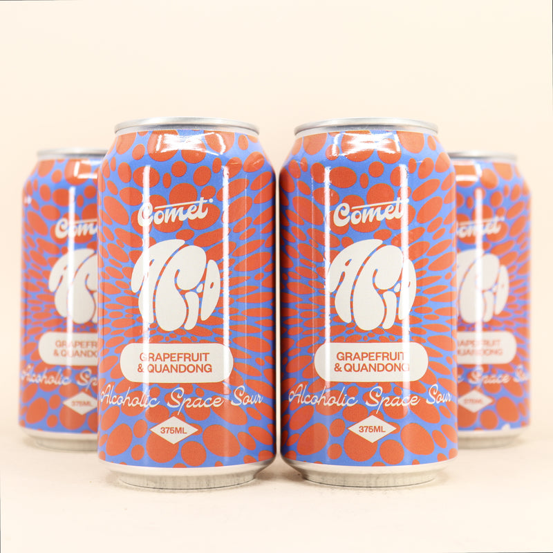 3 Ravens Comet Acid Grapefruit & Quandong Sour Can 375ml 4 Pack