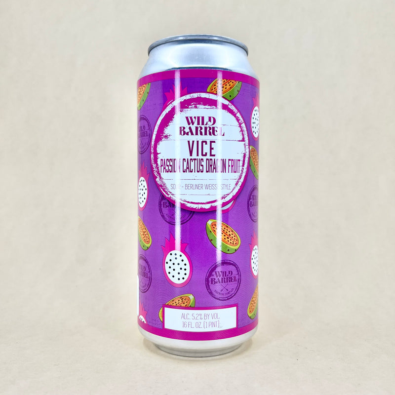 Wild Barrel Vice Passion Cactus & Dragonfruit Sour Can 473ml